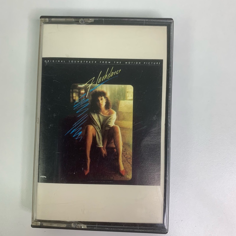 Flashdance Movie Soundtrack Cassette Tape Vintage 1983 What a Feeling Maniac EUC